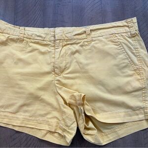 Women’s Yellow Women's Shorts Nico mini chino size 12 cotton stretch wearfirst